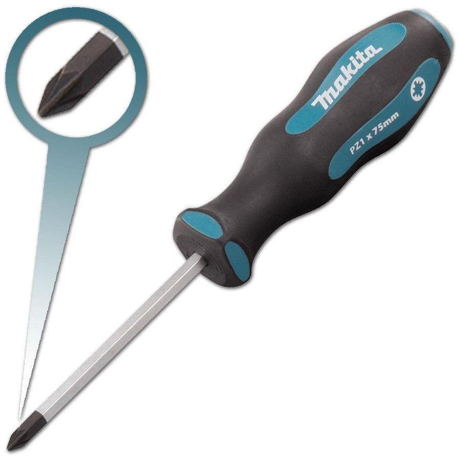 Makita Pozidriv Screwdriver (Hexagonal Shaft) - KHM Megatools Corp. Makita Pozidriv Screwdriver (Hexagonal Shaft) - KHM Megatools Corp.